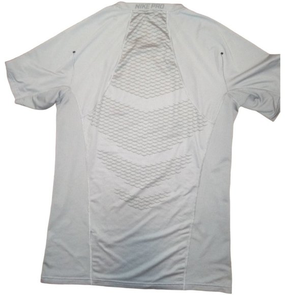 MEN'S NIKE PRO HYPERCOOL FITTED Shirt small grey - Picture 8 of 11